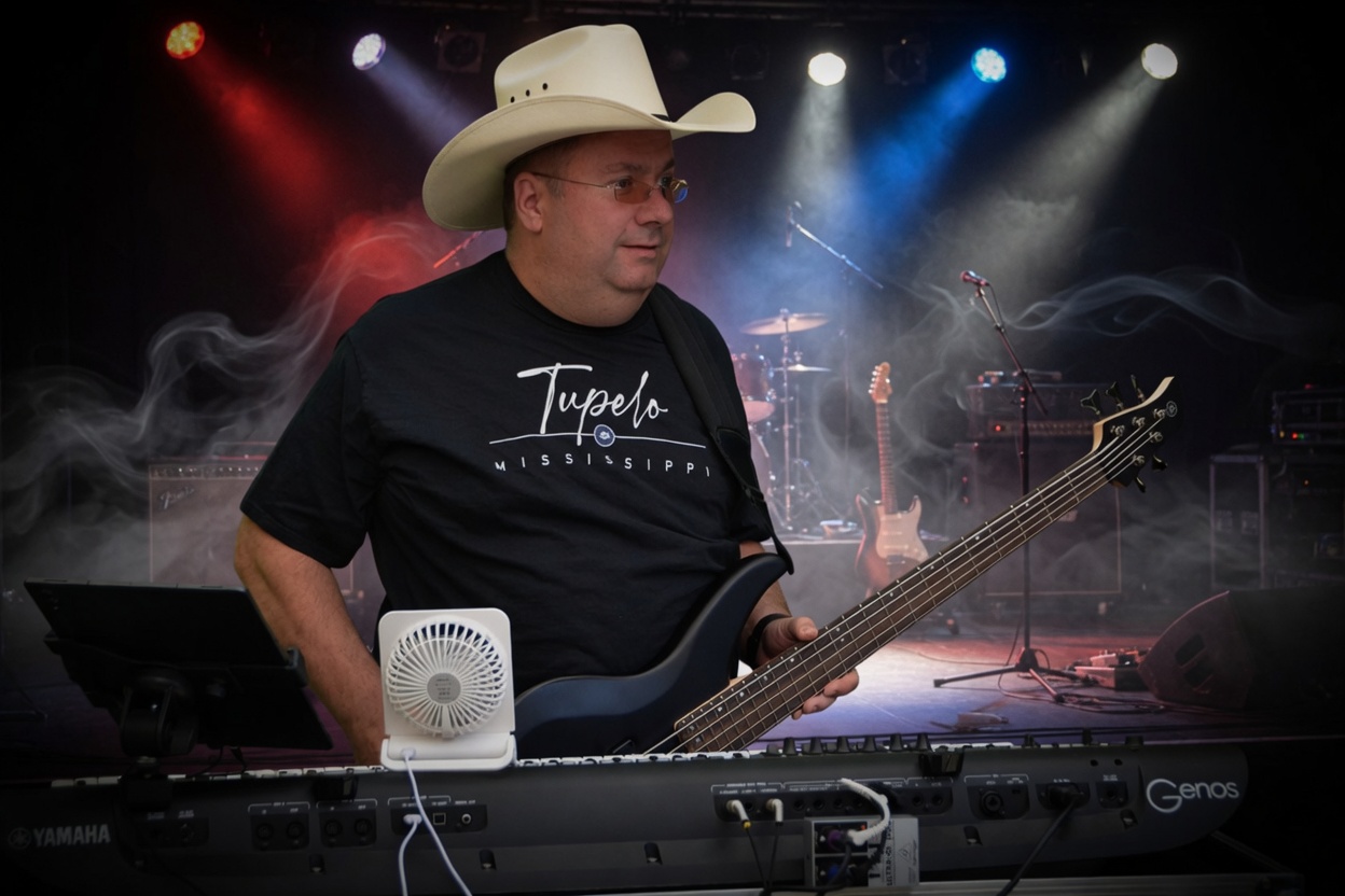 Chris – Bass und Keyboard bei The Tupelo Spirits